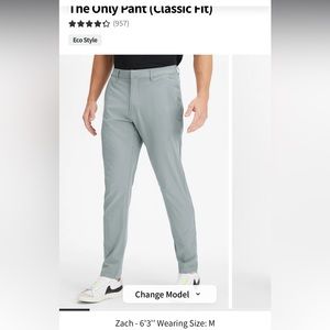 38x34. Shadow Grey Fabletics Pants